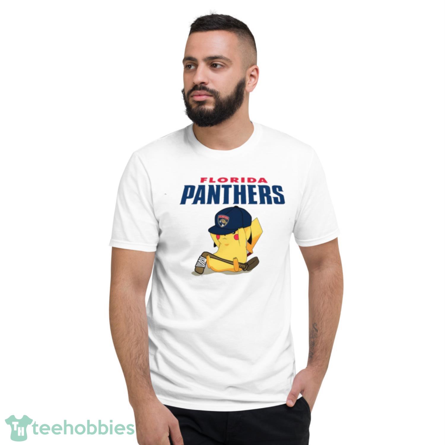 NHL Pikachu Hockey Sports Florida Panthers T Shirt Product Photo 2