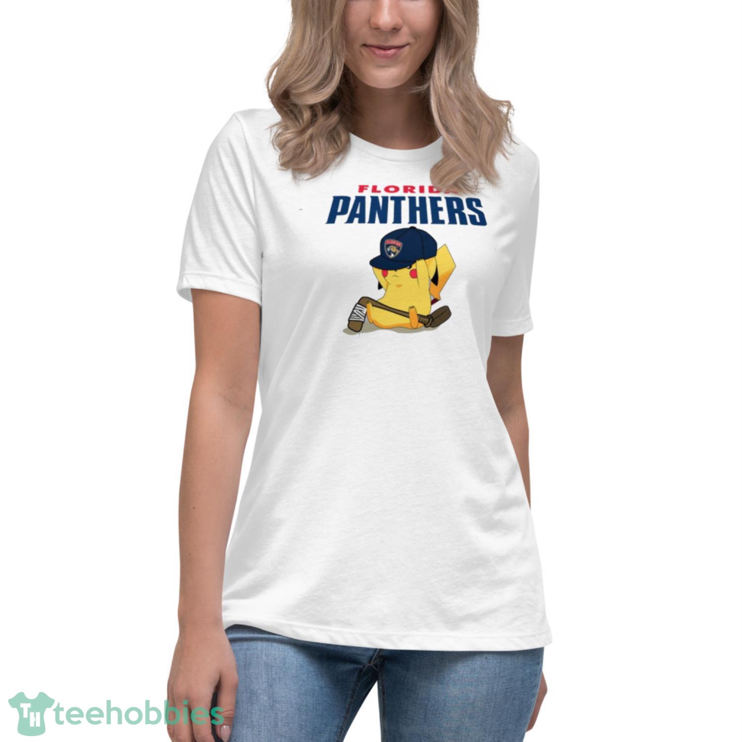 NHL Pikachu Hockey Sports Florida Panthers T Shirt Product Photo 5