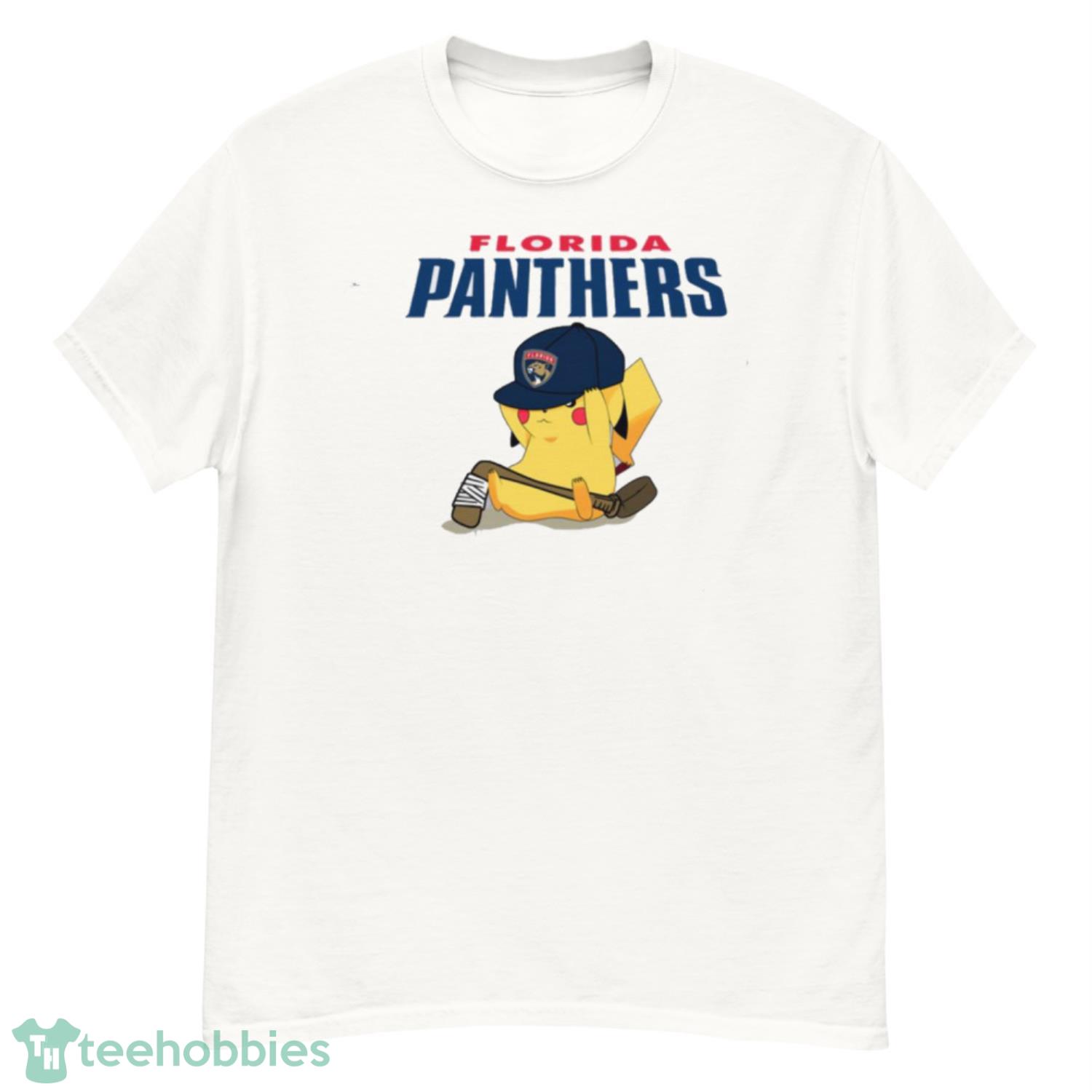 NHL Pikachu Hockey Sports Florida Panthers T Shirt Product Photo 1