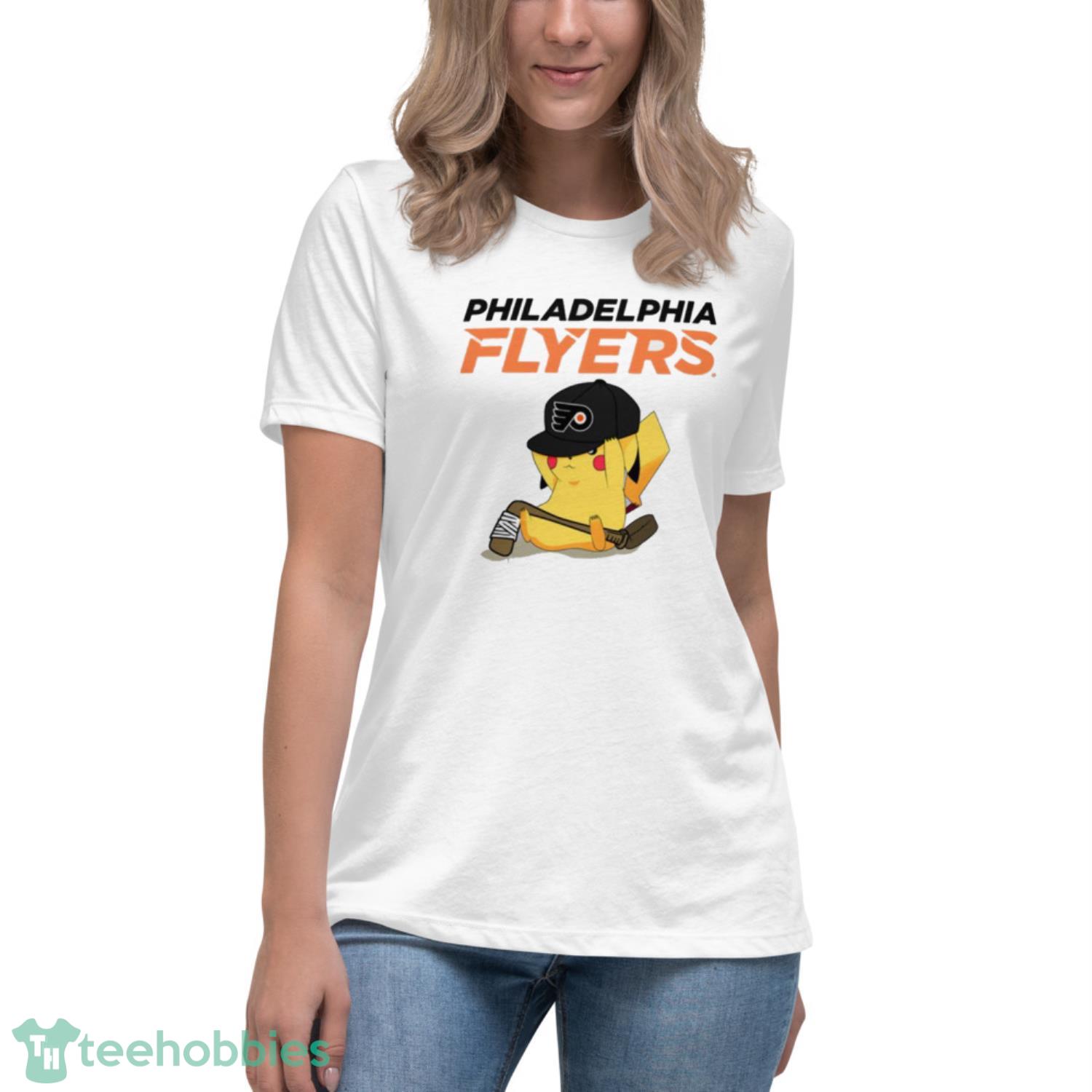 NHL Pikachu Hockey Sports Philadelphia Flyers T Shirt Product Photo 5