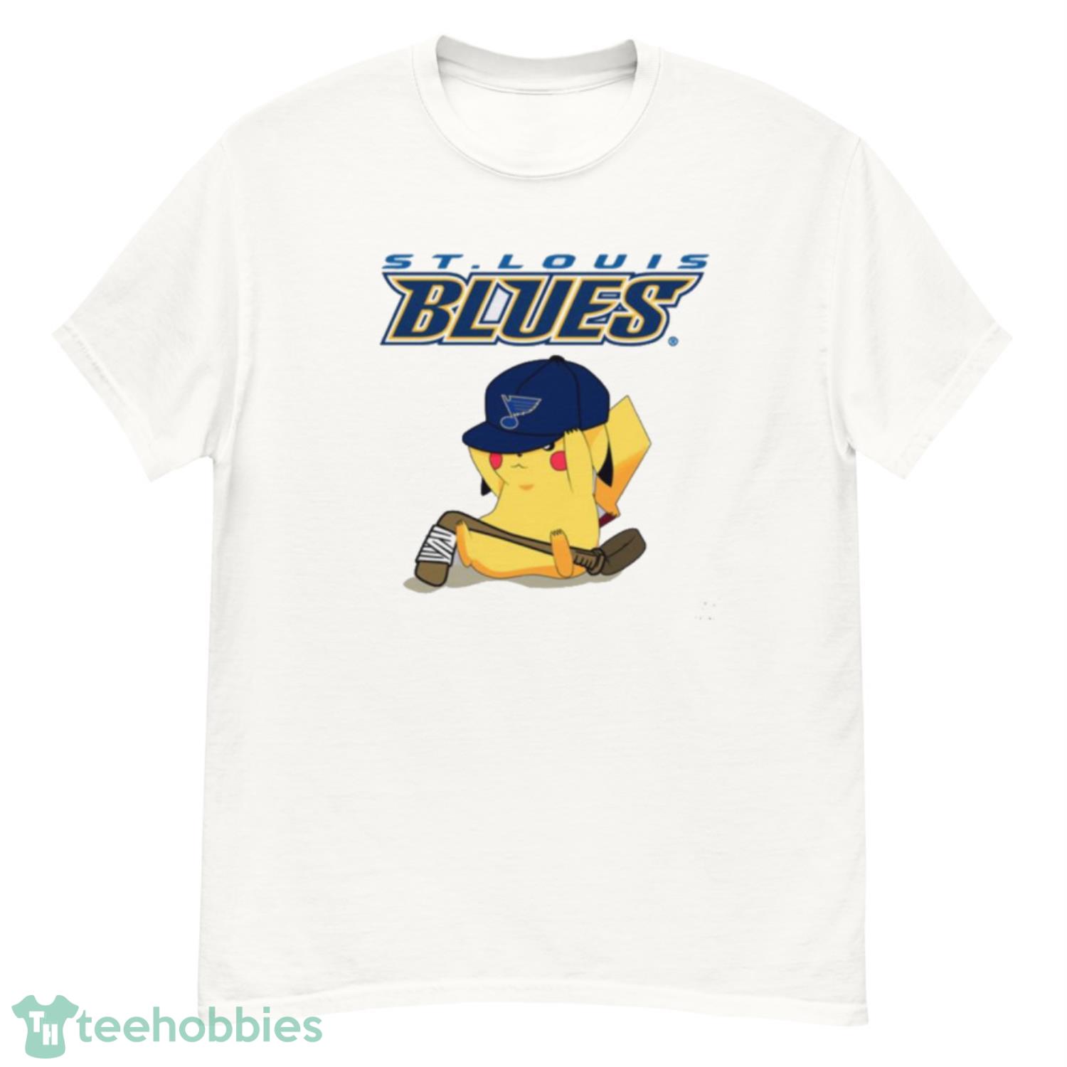 NHL Pikachu Hockey Sports St.Louis Blues T Shirt