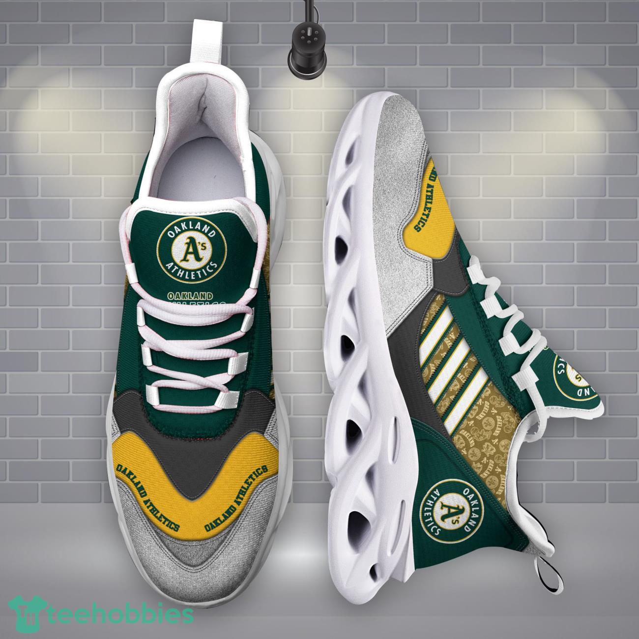 Oakland Athletics MLB Logo Sport Team Max Soul Shoes Clunky Running Sneakers Product Photo 1