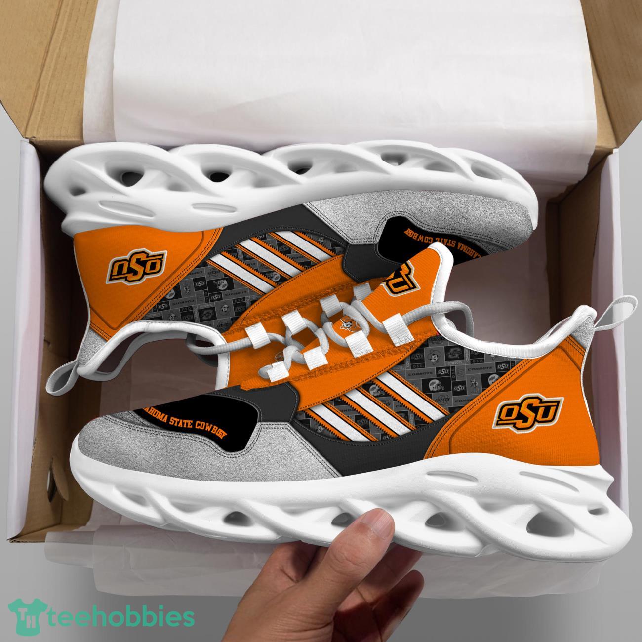 Oklahoma State Cowboys NCAA1 Logo Sport Team Max Soul Shoes Clunky Running Sneakers Product Photo 2