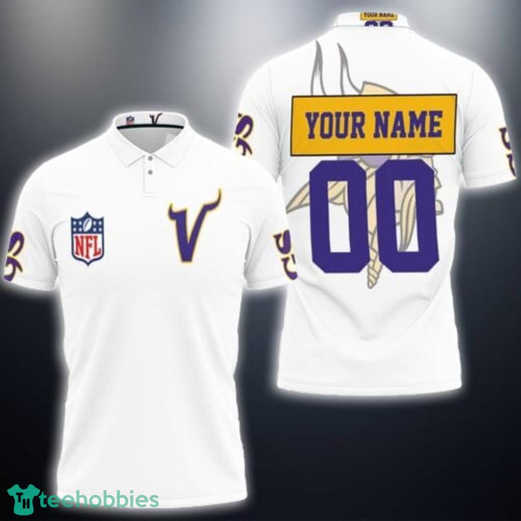 Personalized Minnesota Vikings Nfl Polo Shirt Product Photo 1