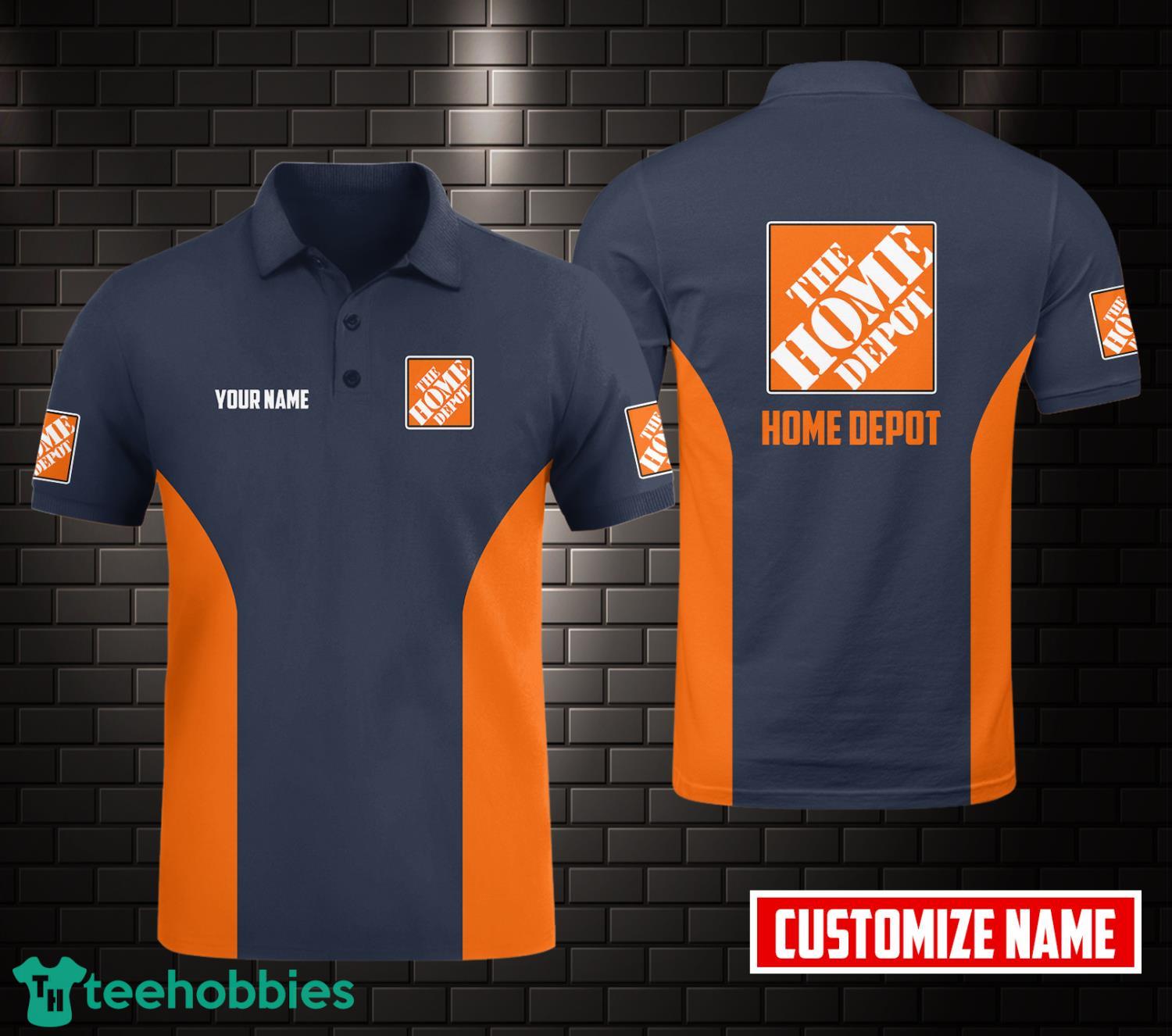 Personalized Name Home Depot Polo Shirt Unique Sport Gift For Fans - PERSONALIZED home depot HTVQ7680_2