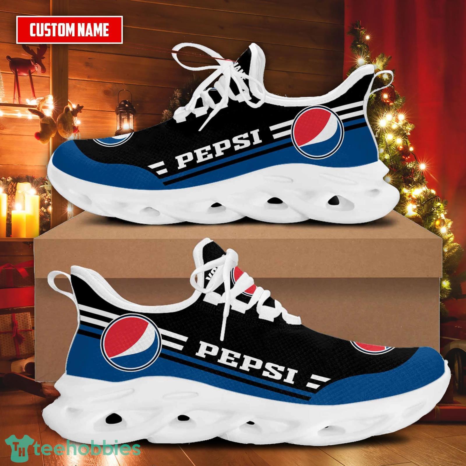 Personalized Name Pepsi Max Soul Sneakers Men And Women Sport Shoes Product Photo 2