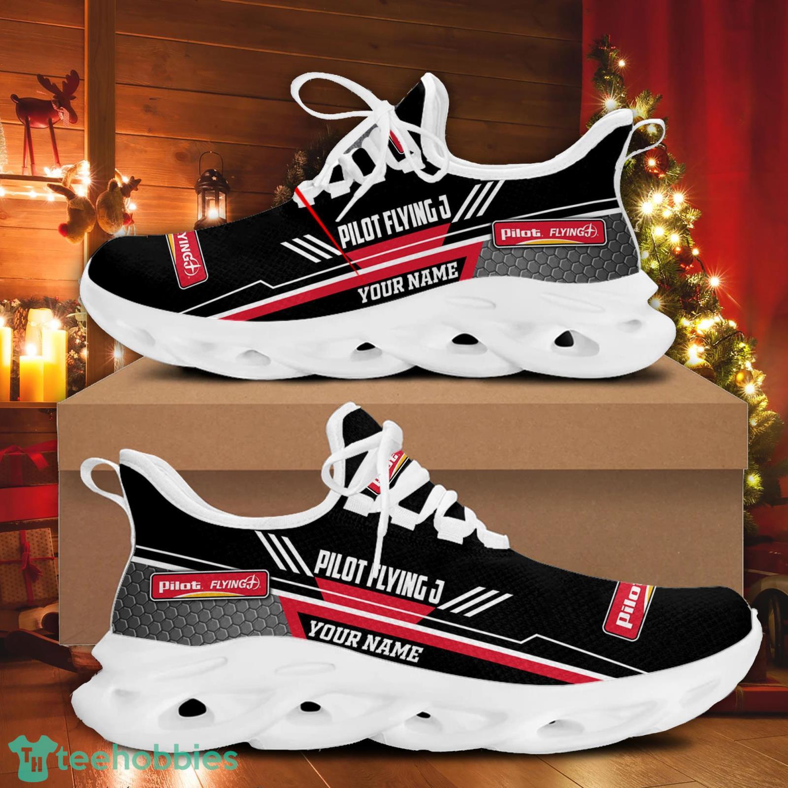 Personalized Name Pilot Flying J Max Soul Sneakers Men And Women Sport Shoes Product Photo 2