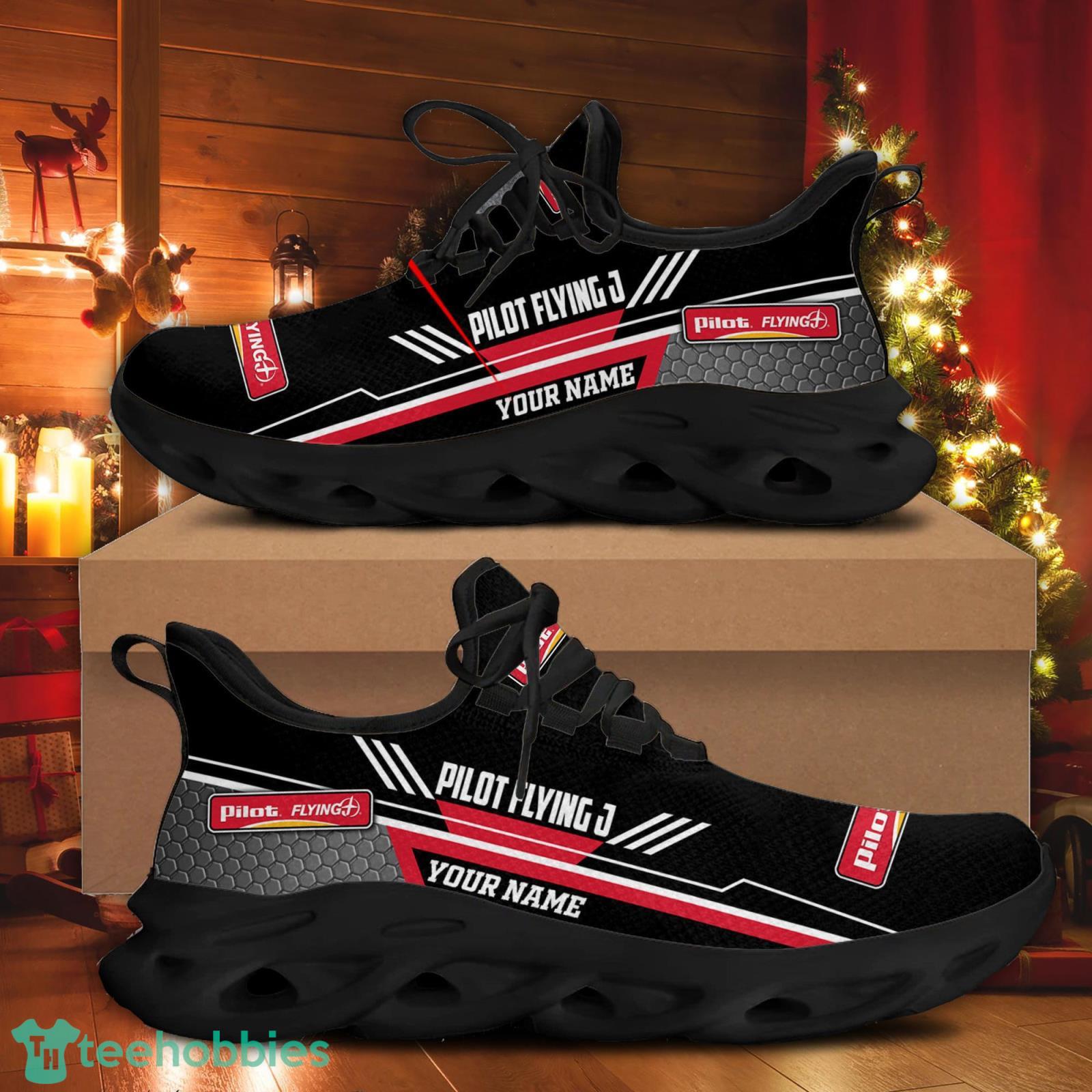 Personalized Name Pilot Flying J Max Soul Sneakers Men And Women Sport Shoes Product Photo 1