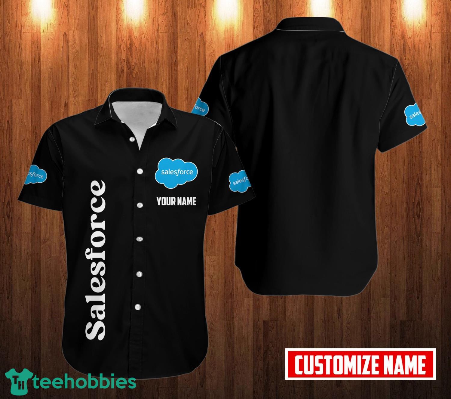 Personalized Name Salesforce Lover Gift 3D Hawaiian Shirt Product Photo 1