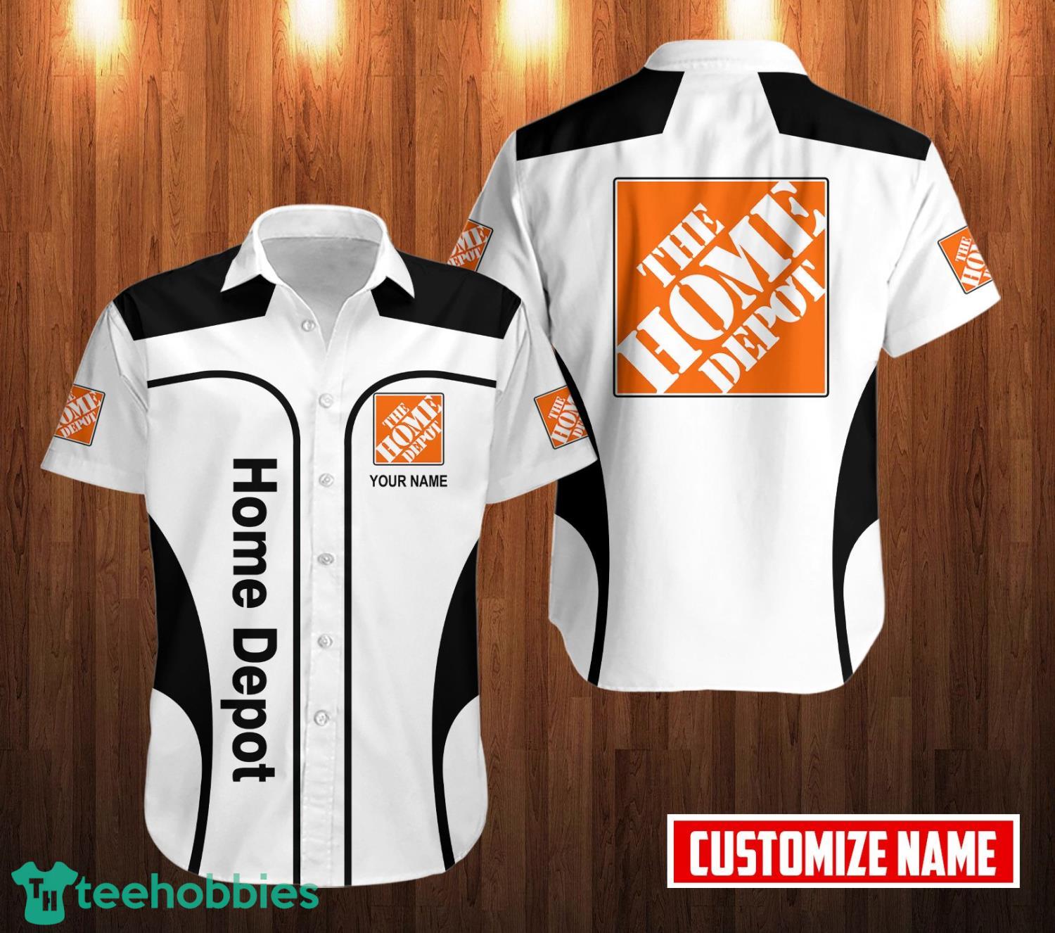 Personalized Name Special Gift Home Depot 3D Hawaiian Shirt Product Photo 1