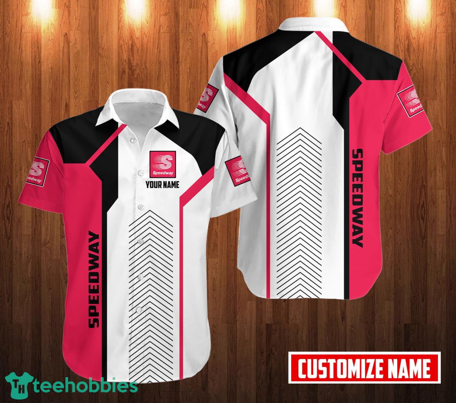Personalized Name Speedway Fans Gift 3D Hawaiian Shirt Product Photo 1