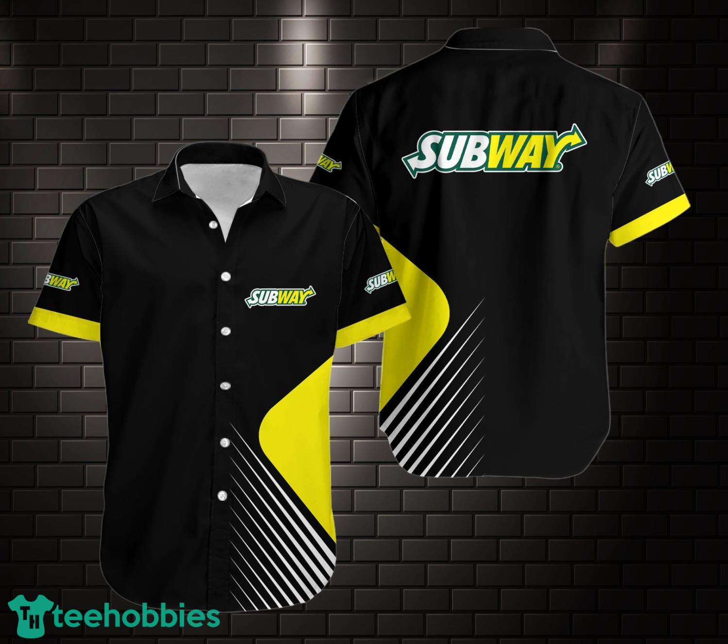Personalized Name Subway All Over Printed 3D Hawaiian Shirt Product Photo 1
