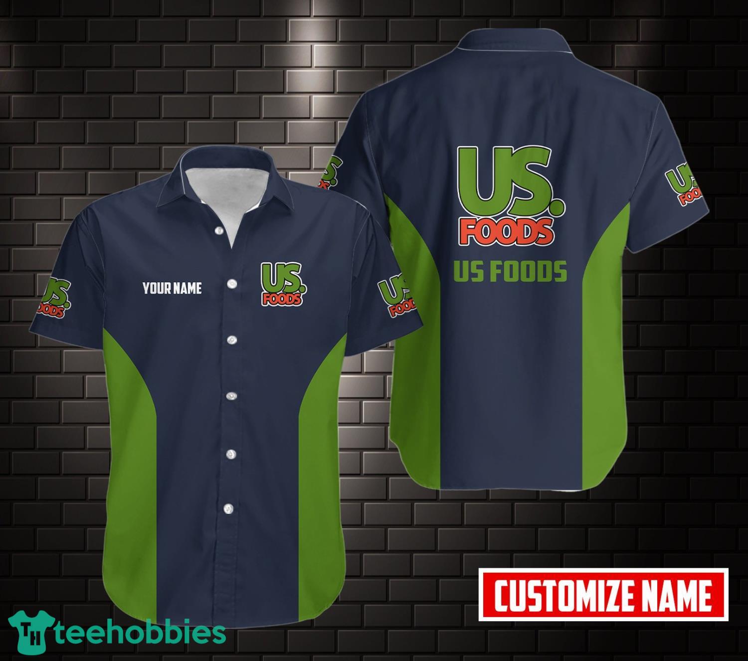Personalized Name Us Foods Fans Gift 3D Hawaiian Shirt Product Photo 1