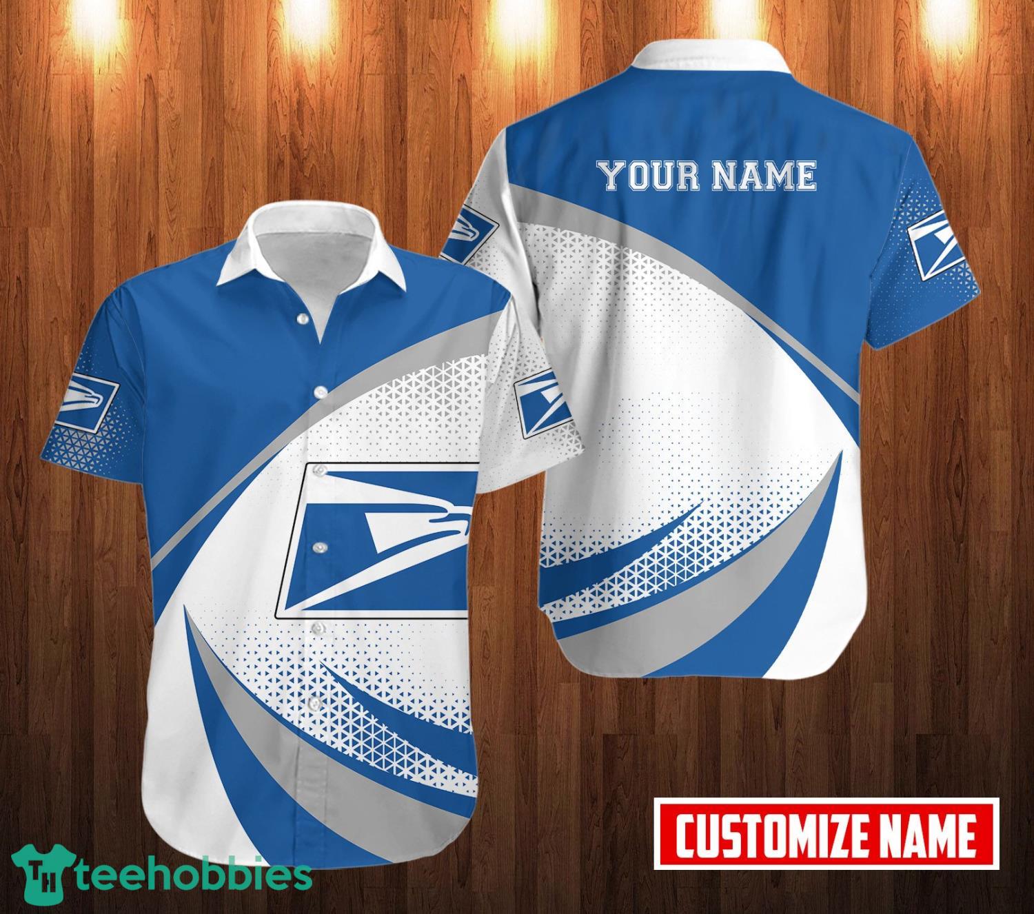 Personalized Name Usps Aloha 3D Hawaiian Shirt Gift For Summer Product Photo 1