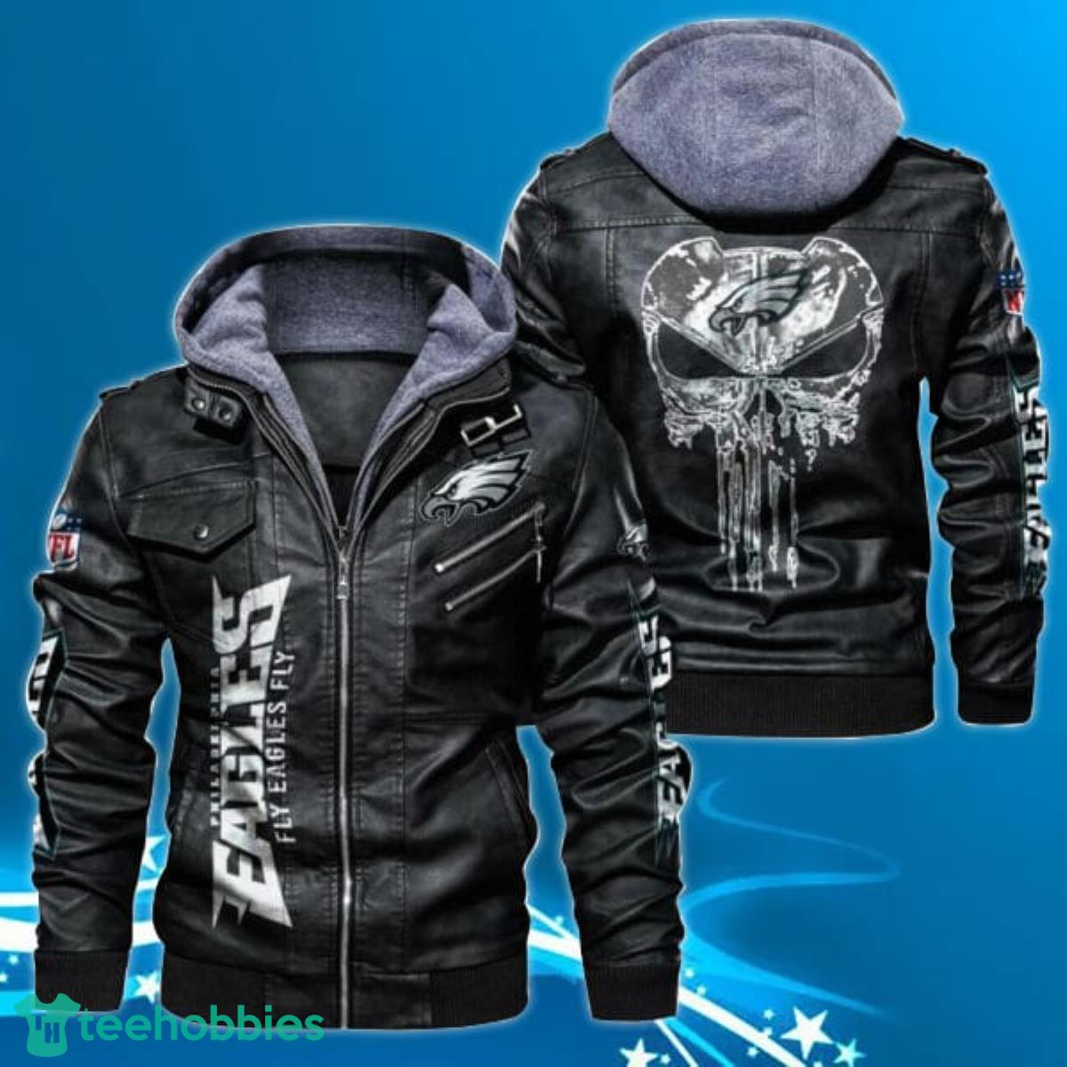 Philadelphia Eagles NFL Leather Jacket Impressive Gift Product Photo 1