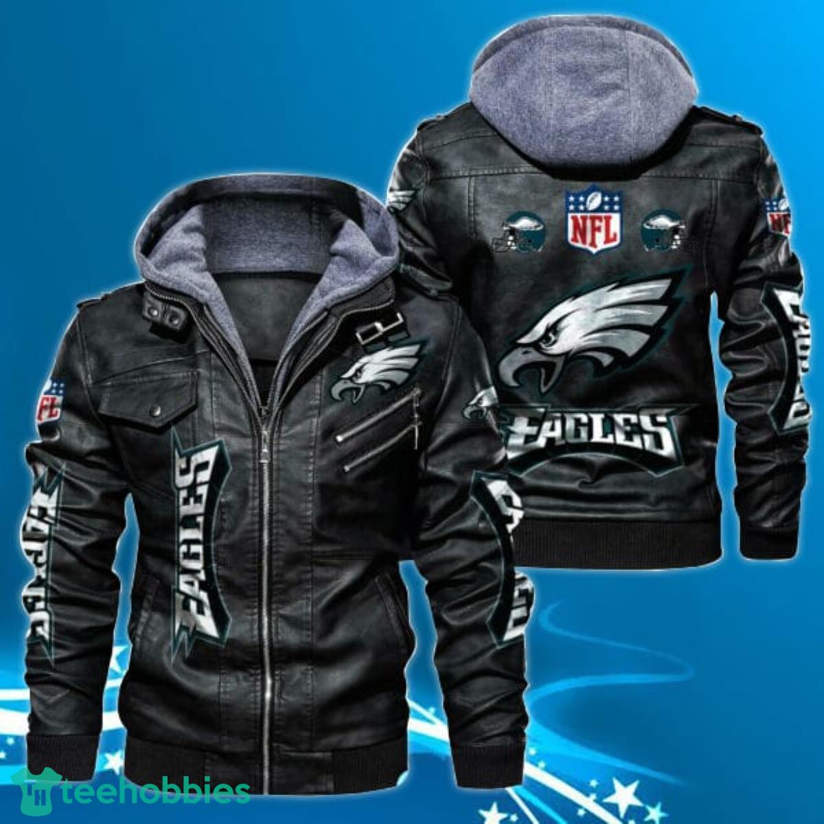 Philadelphia Eagles NFL Leather Jacket Special Gift Custom Product Photo 1