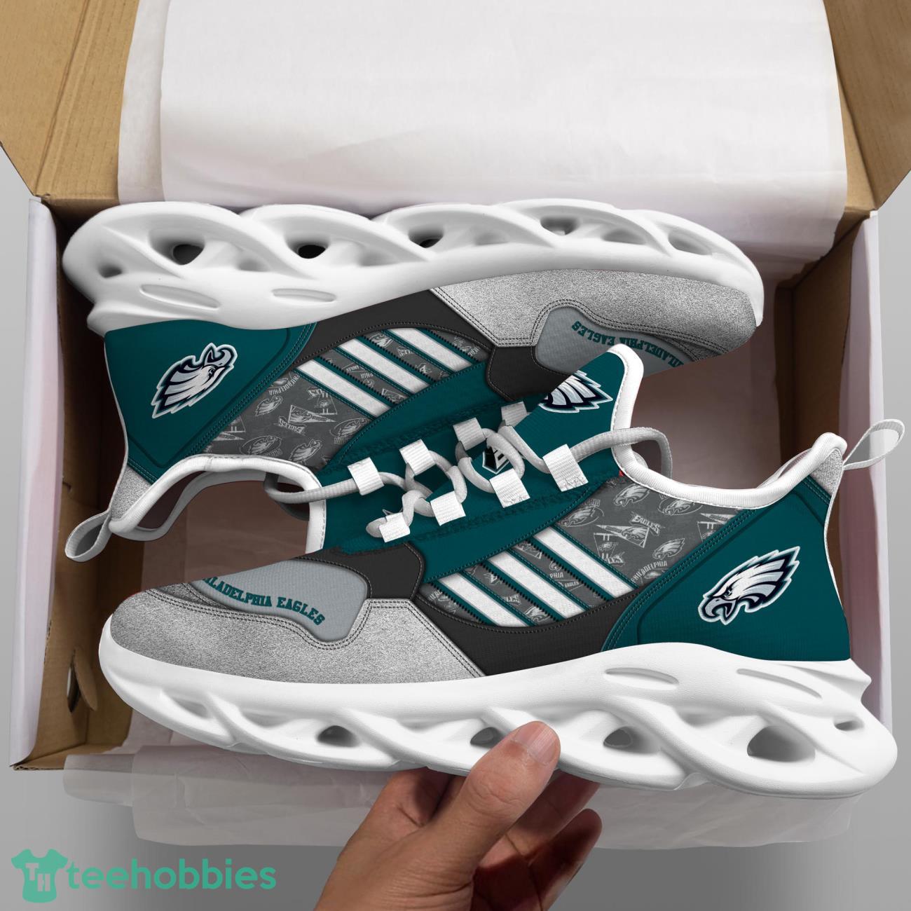 Philadelphia Eagles NFL Logo Sport Team Max Soul Shoes Clunky Running Sneakers Product Photo 2