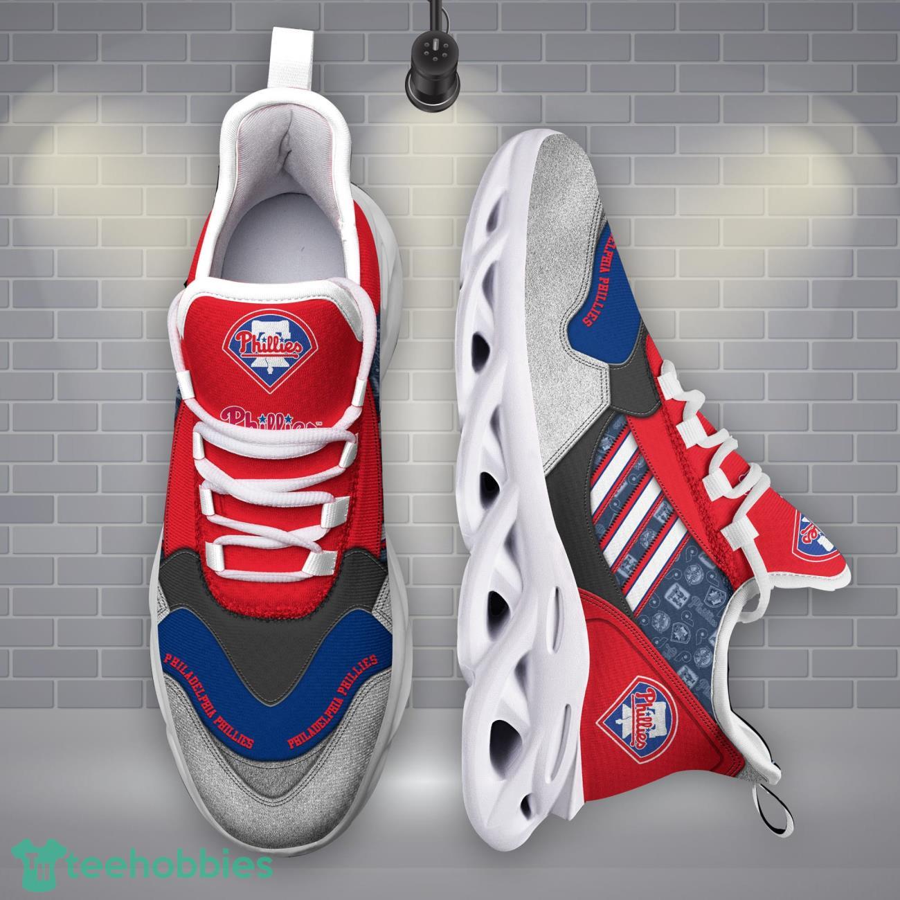Philadelphia Phillies MLB Logo Sport Team Max Soul Shoes Clunky Running Sneakers Product Photo 1