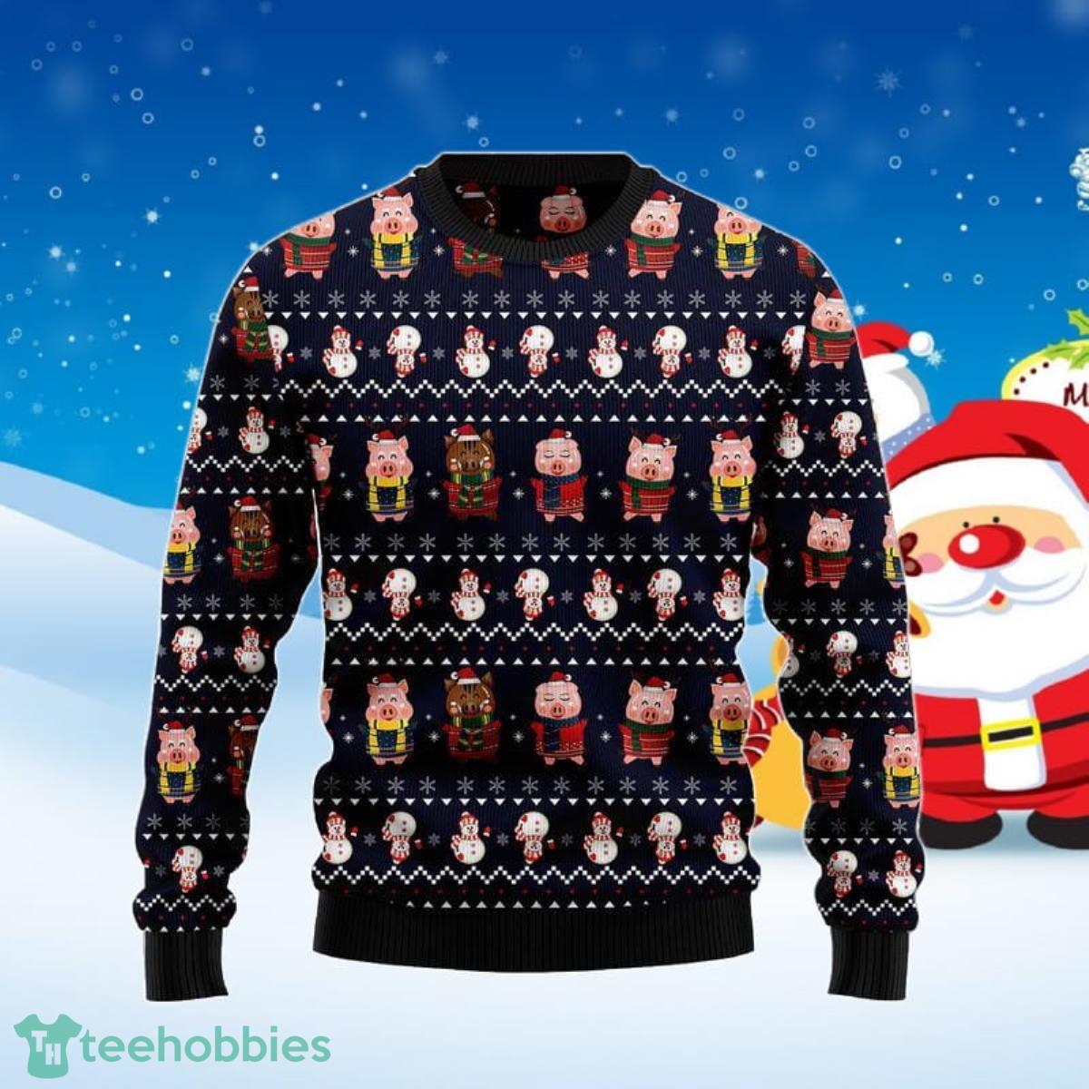 Pigs Cute Ugly Christmas Sweater Style Gift For Men And Women Product Photo 1