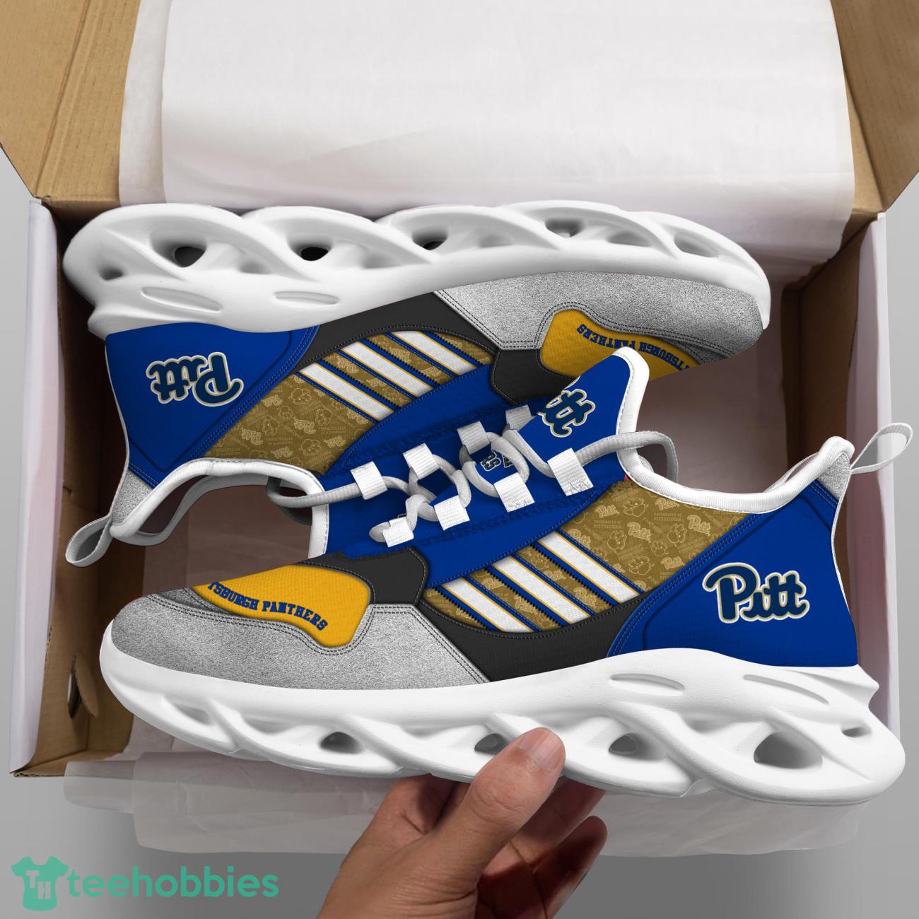 Pittsburgh Panthers NCAA3 Logo Sport Team Max Soul Shoes Clunky Running Sneakers Product Photo 2
