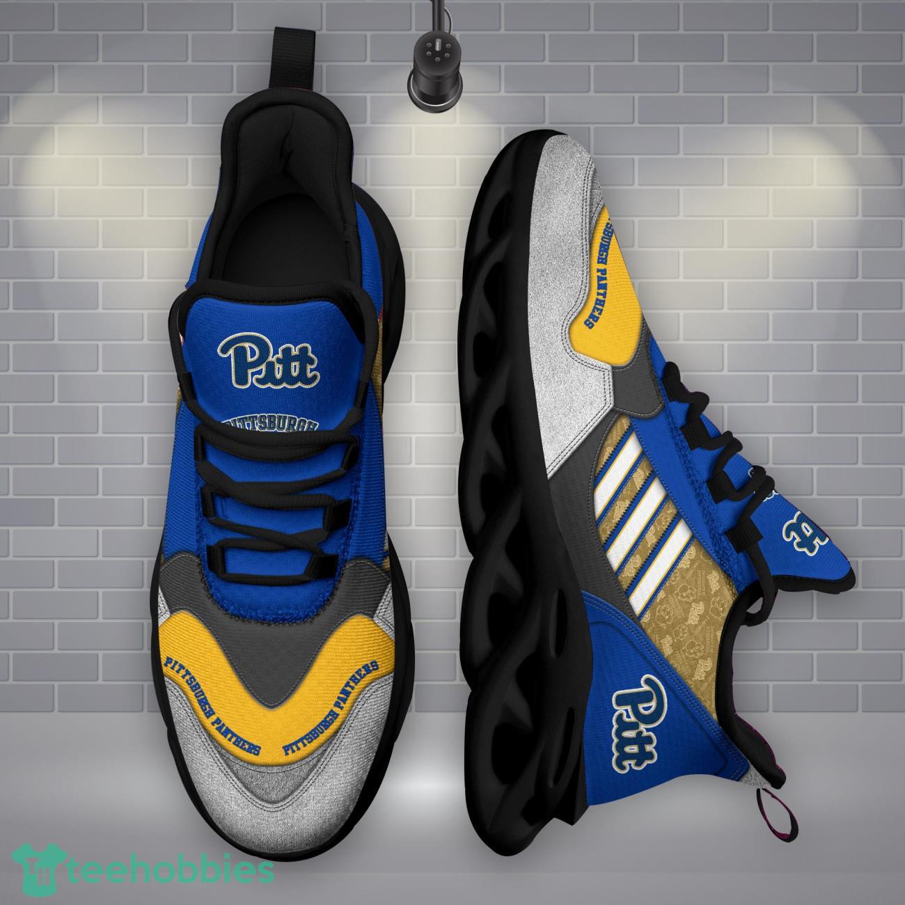Pittsburgh Panthers NCAA3 Logo Sport Team Max Soul Shoes Clunky Running Sneakers Product Photo 3 Pittsburgh Panthers NCAA3 Logo Sport Team Max Soul Shoes Clunky Running Sneakers Product Photo 3