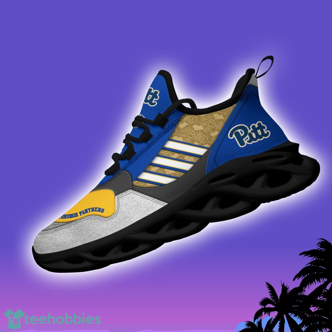 Pittsburgh Panthers NCAA3 Logo Sport Team Max Soul Shoes Clunky Running Sneakers image Pittsburgh Panthers NCAA3 Logo Sport Team Max Soul Shoes Clunky Running Sneakers Product Photo 4