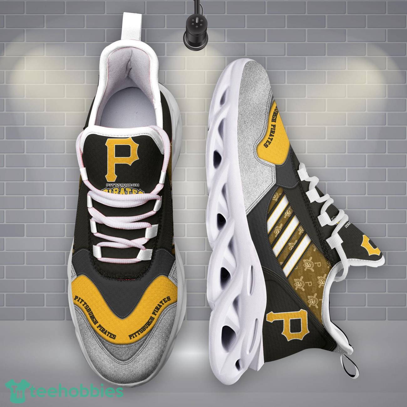 Pittsburgh Pirates MLB Logo Sport Team Max Soul Shoes Clunky Running Sneakers Product Photo 1