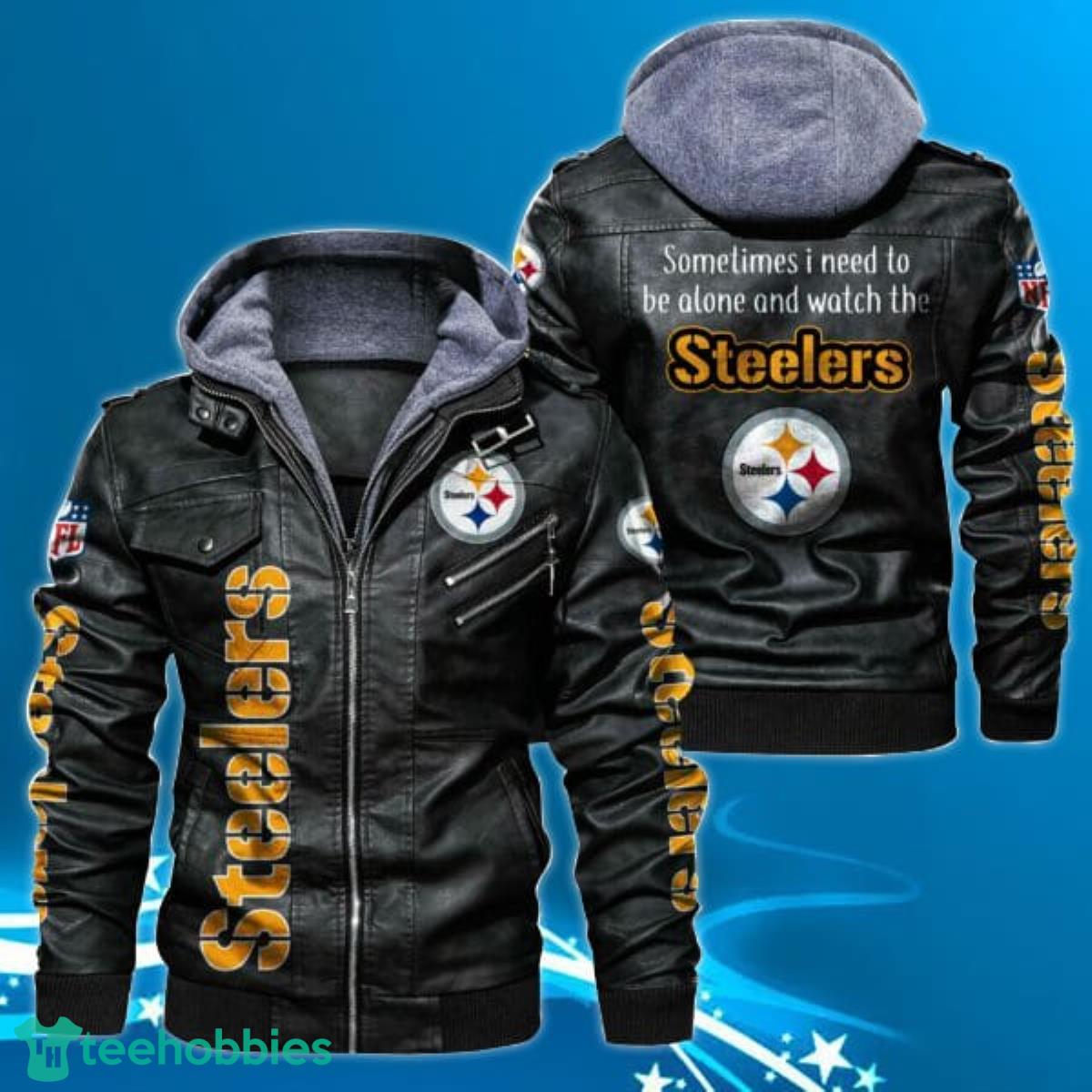 Pittsburgh Steelers NFL Leather Jacket For Men Best Gift Product Photo 1