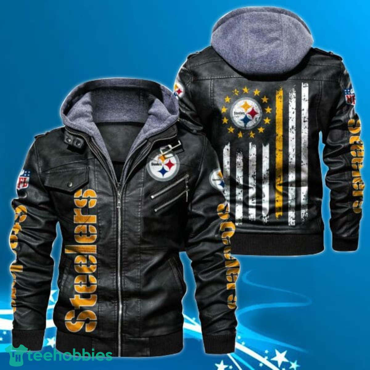 Pittsburgh Steelers NFL Leather Jacket For Men Style Gift Product Photo 1
