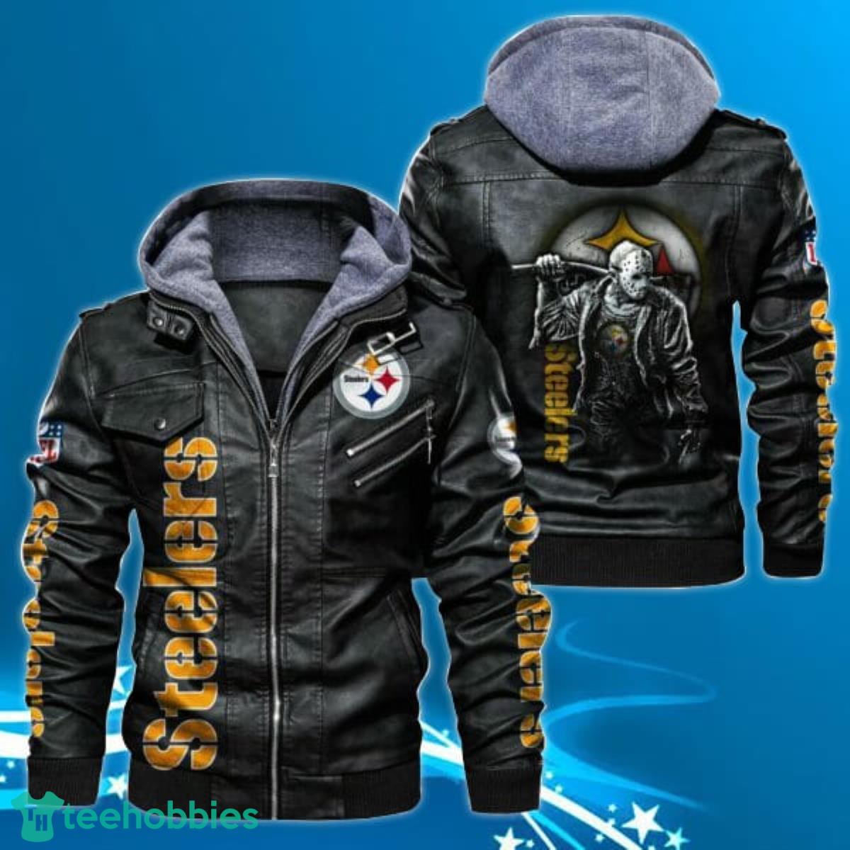 Pittsburgh Steelers NFL Leather Jacket Special Gift Men Women Product Photo 1