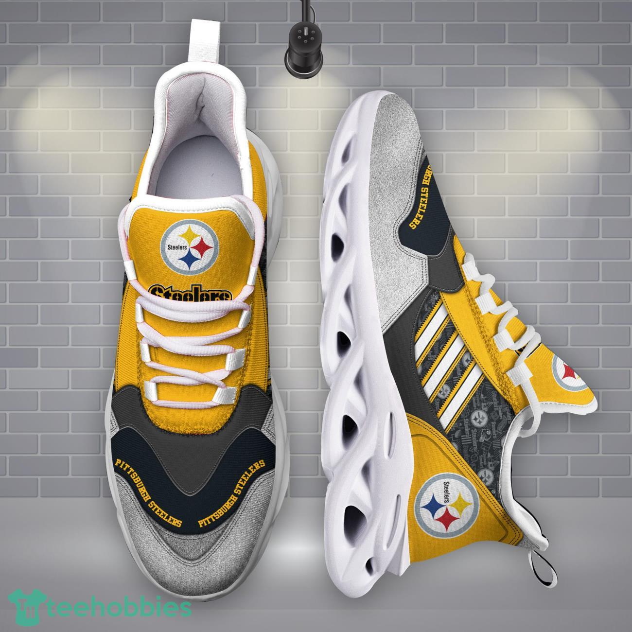 Pittsburgh Steelers NFL Logo Sport Team Max Soul Shoes Clunky Running Sneakers Product Photo 1
