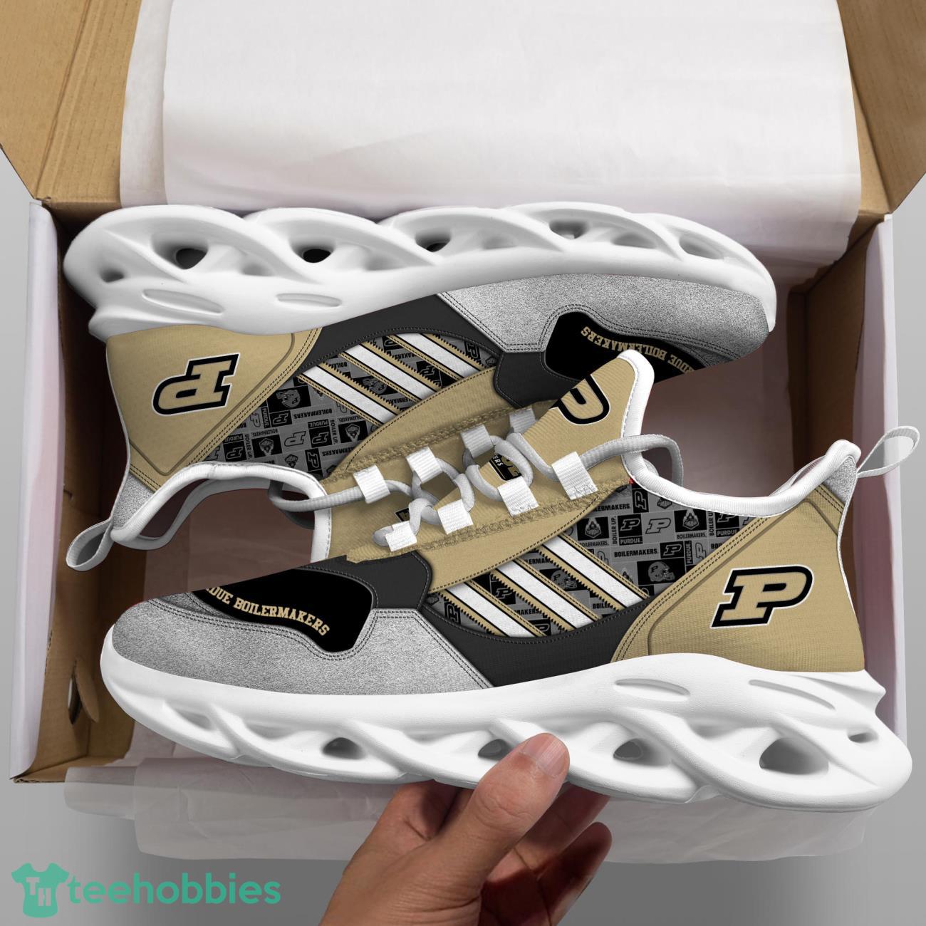 Purdue Boilermakers NCAA3 Logo Sport Team Max Soul Shoes Clunky Running Sneakers Product Photo 2