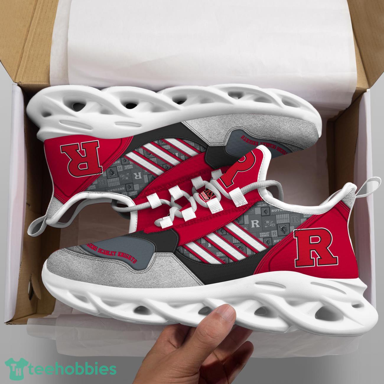 Rutgers Scarlet Knights NCAA3 Logo Sport Team Max Soul Shoes Clunky Running Sneakers Product Photo 2