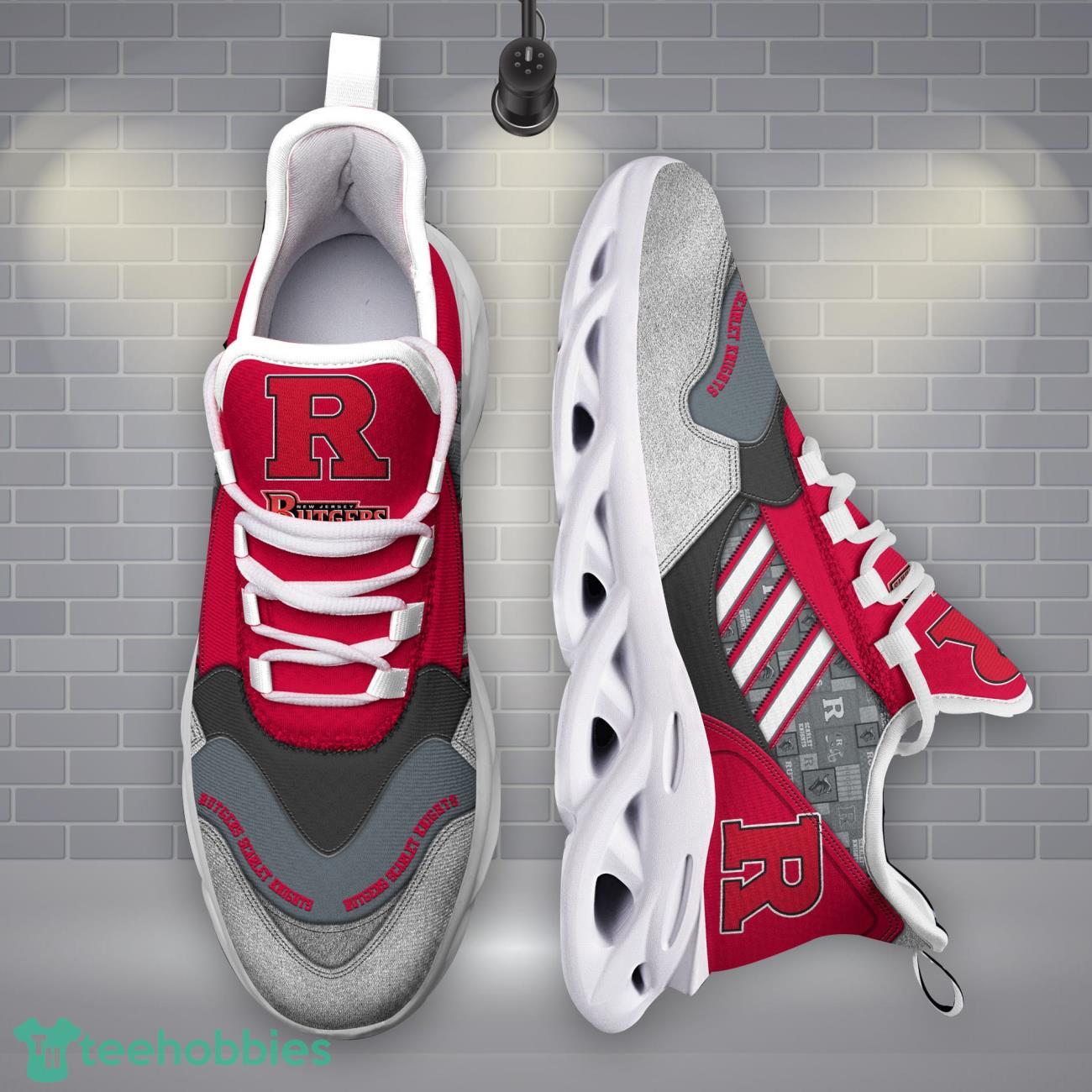 Rutgers Scarlet Knights NCAA3 Logo Sport Team Max Soul Shoes Clunky Running Sneakers Product Photo 1