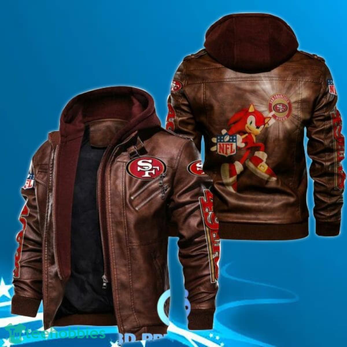 San Francisco 49ers Leather Jacket Gift For Fan Product Photo 1