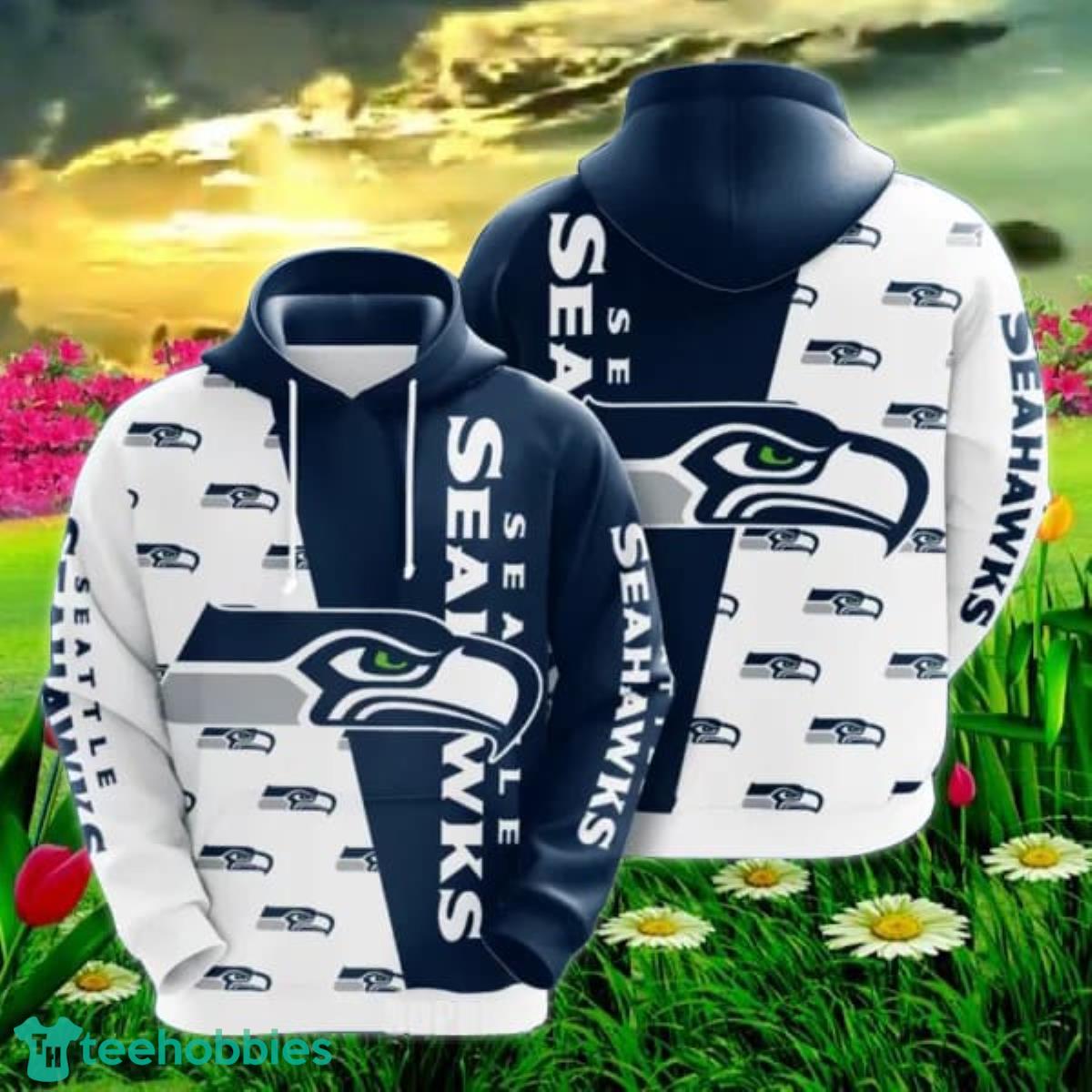Seattle Seahawks 3D Hoodie NFL Product Photo 1