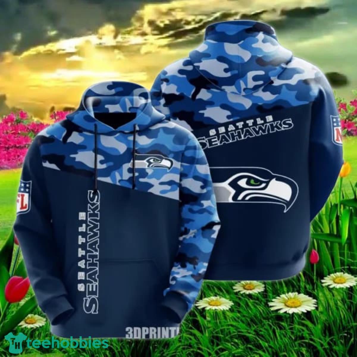 Seattle Seahawks NFL 3D Hoodie Impressive Gift For Fans Product Photo 1