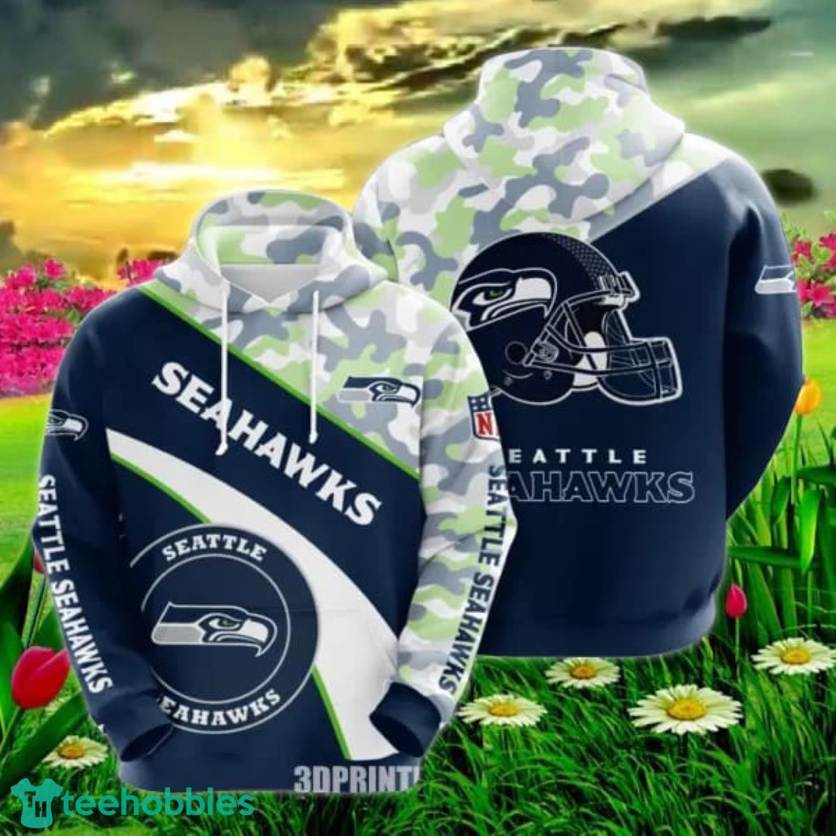 Seattle Seahawks NFL 3D Hoodie Men Women Product Photo 1