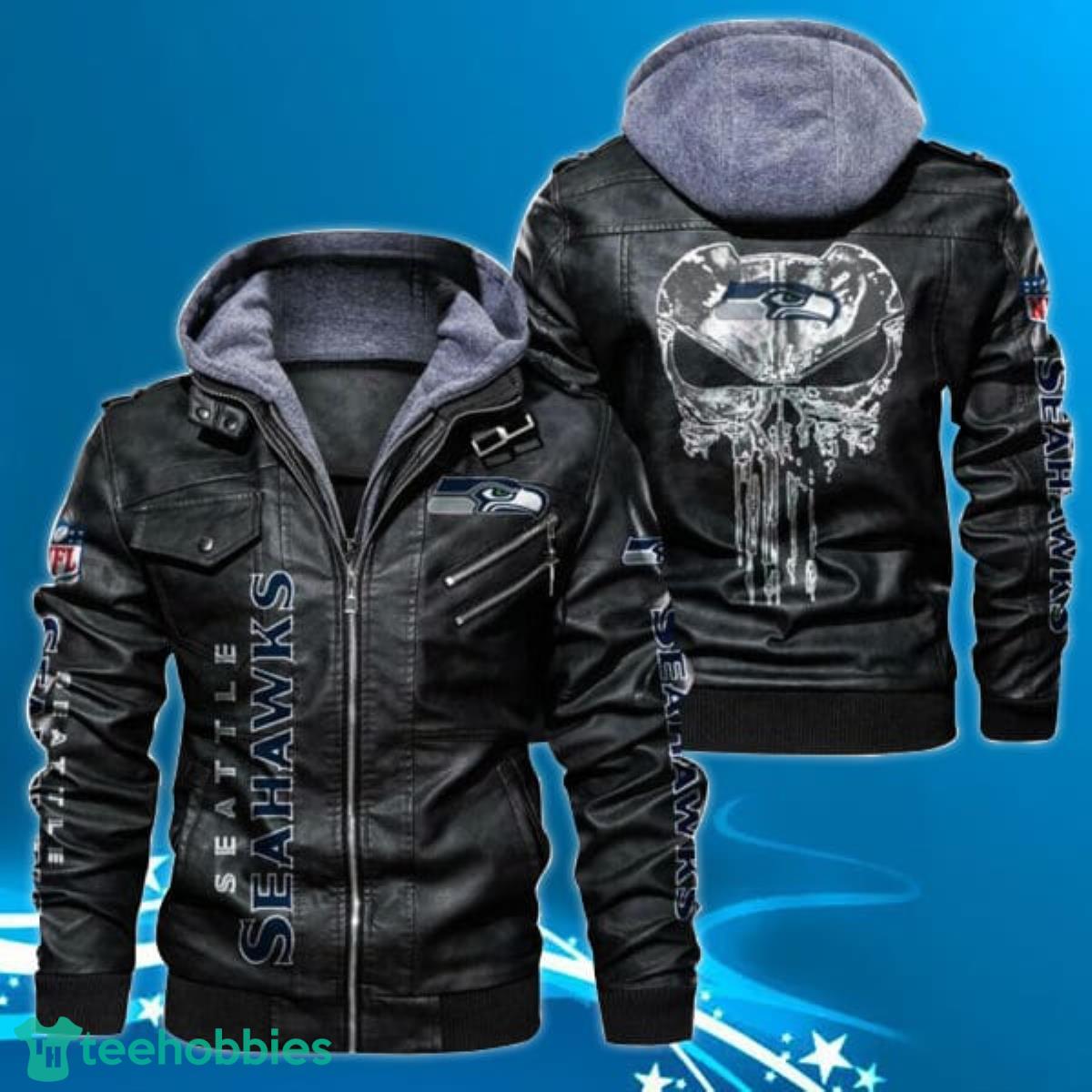 Seattle Seahawks NFL Leather Jacket For Men Unique Gift Product Photo 1