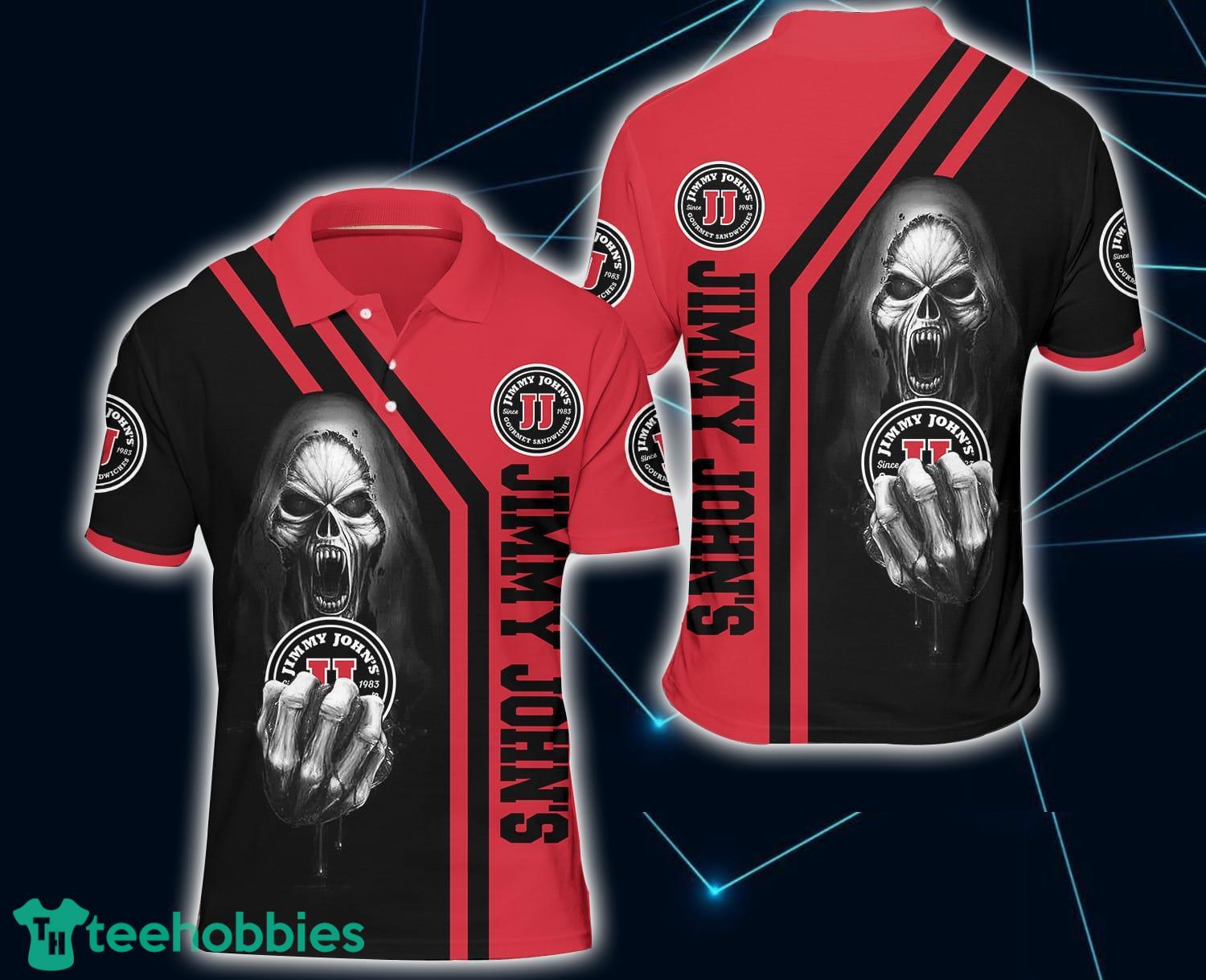 Skull 3D All Over Printed jimmy john's 3D Sport Polo Shirt Nice Gift Product Photo 1