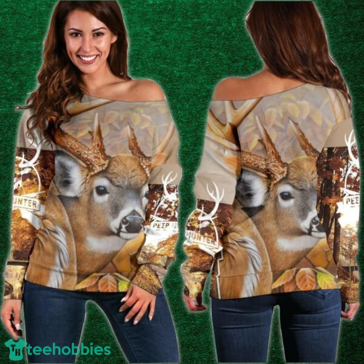 Spread Stores Shirt Hunting Shoulder Sweater Best Gift Product Photo 1