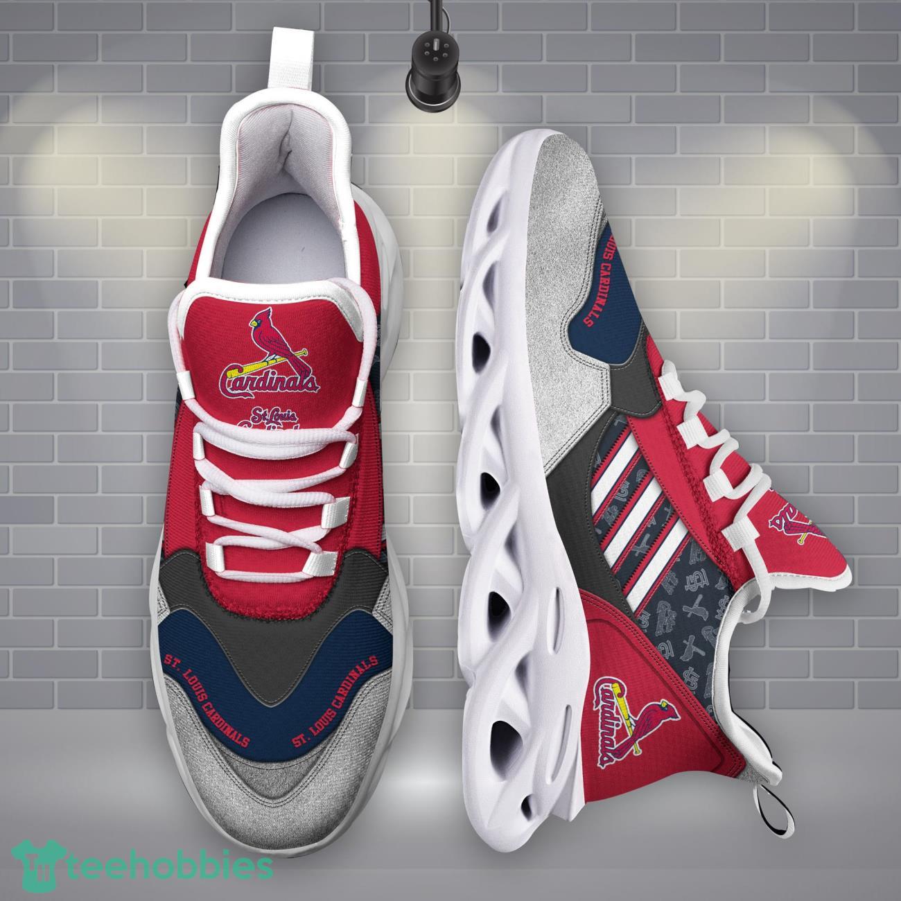 St. Louis Cardinals MLB Logo Sport Team Max Soul Shoes Clunky Running Sneakers Product Photo 1