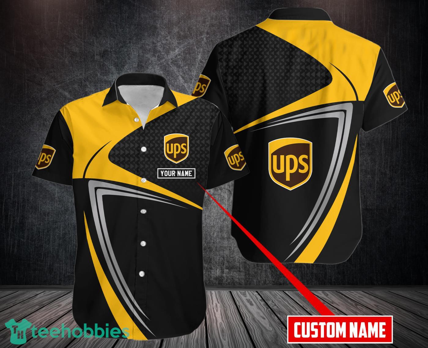 Summer Gift 3d All Over Printed Ups Hawaii Shirt For Men And Women Gift Custom Name Product Photo 1