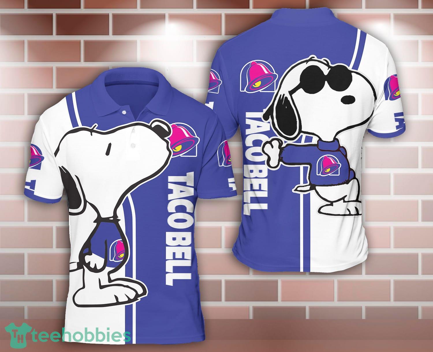 taco bell Snoopy Kiss 3D Polo Shirt For Sport Lover Product Photo 1