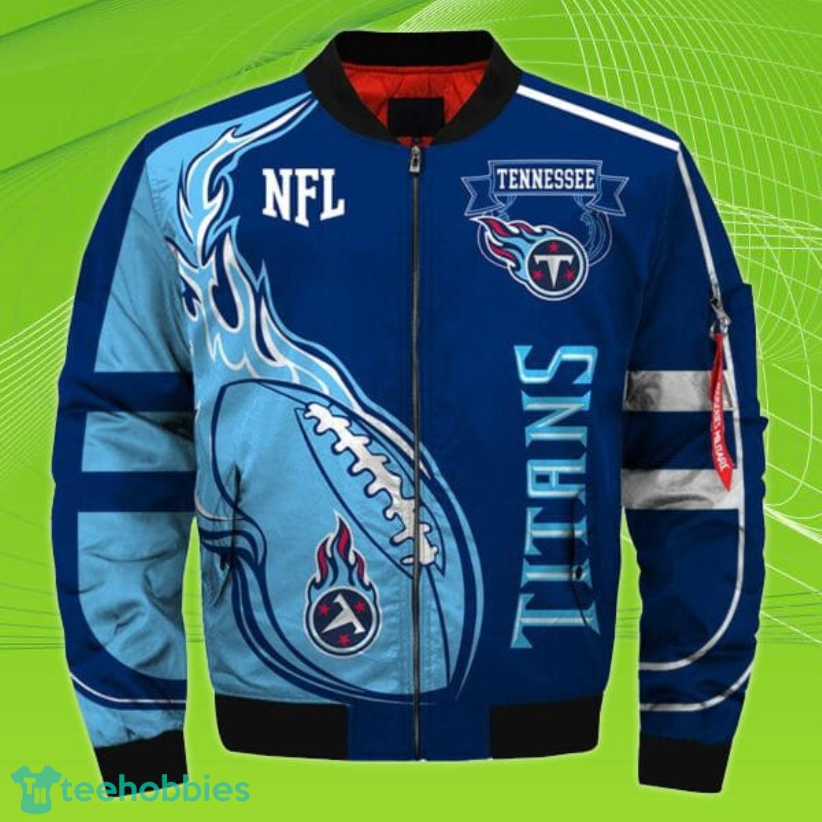 Tennessee Titans NFL Bomber Jacket Style Gift Product Photo 1