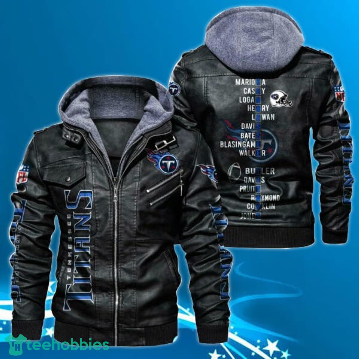 Tennessee Titans NFL Leather Jacket Impressive Gift Product Photo 1