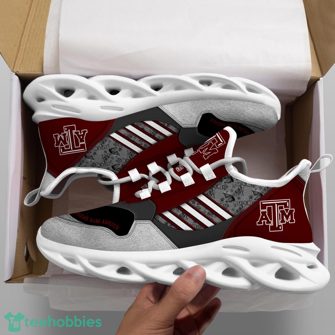 Texas A&ampM Aggies NCAA2 Logo Sport Team Max Soul Shoes Clunky Running Sneakers Product Photo 2