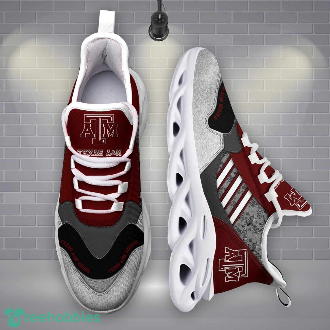 Texas A&ampM Aggies NCAA2 Logo Sport Team Max Soul Shoes Clunky Running Sneakers Product Photo 1