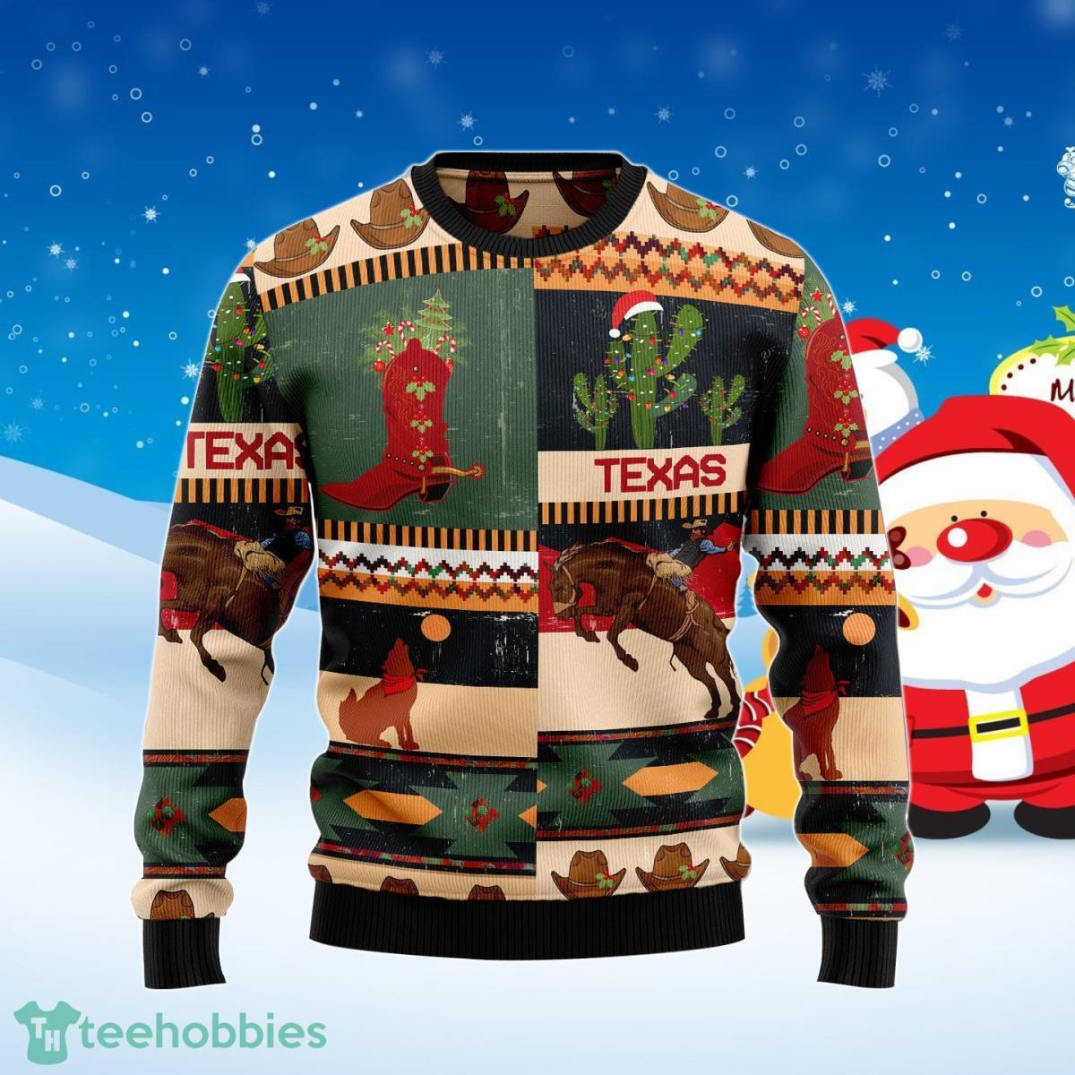 Texas Christmas Ugly Christmas Sweater Unique Gift Product Photo 1