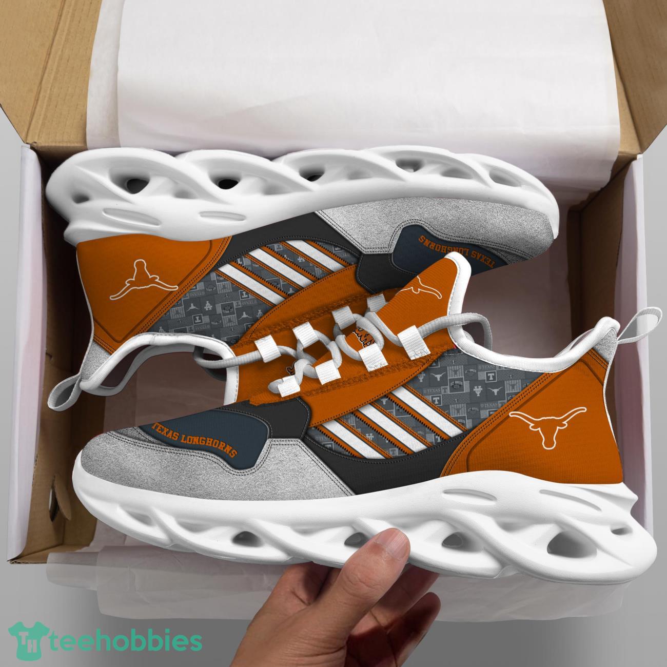 Texas Longhorns NCAA2 Logo Sport Team Max Soul Shoes Clunky Running Sneakers Product Photo 2